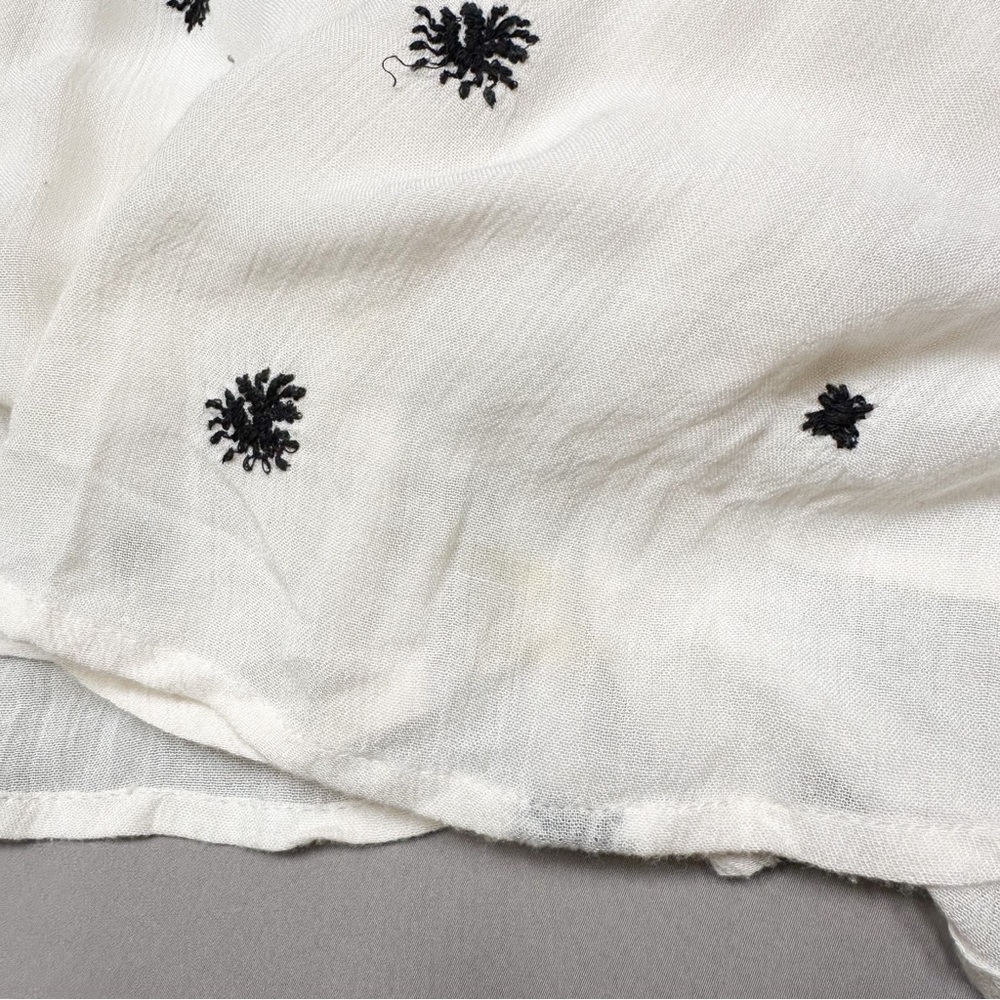 FREE PEOPLE flowy white embroidered dress, S. - Picture 13 of 16